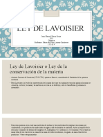 Ley de Lavoisier