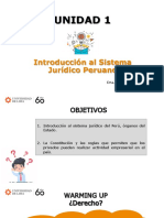 Unidad 1: Introducción Al Sistema Jurídico Peruano