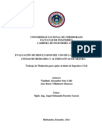 Evalucacion de Resultados Del Uso de La Ciclovía en La Ciudad de Riobamba y Alternativas de Mejora