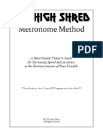Metronome Method: Mile High Shred