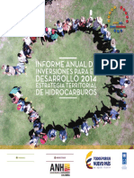 Informe Anual de Inversiones para El Desarrollo 2014