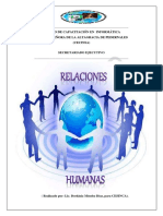 Modulo Relaciones Humanas y Servicio Al Cliente.