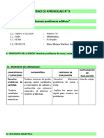 Sesion de Resolvemos Problemas Aditivos