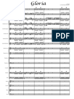 Gloria -Vivaldi Partitura Banda Y Coro coplto