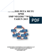 Analisis Peta Mutu SMP N 7 Woja THN 2019 Di SMPN 1 Woja