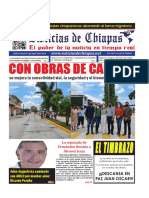 Periódico Noticias de Chiapas, Edición Virtual Martes 09 de Agosto de 2022