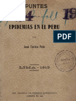 JOSE TORIBIO POLO – APUNTES SOBRE LAS EPIDEMIAS EN EL PERÚ