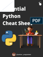 Python Cheat Sheet 