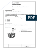 Menguji Rangkaian Primer Pada Pengapian Konvensional