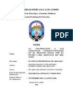 LA VULNERACIÓN DE GARANTÍAS CONSTITUCIONALES EN EL PROCESO PENAL POR EL ARTÍCULO 269° DEL CÓDIGO PROCESAL PENAL