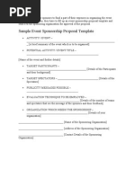 Download Download Event Sponsorship Proposal Template in Word Format1 by Yang Marasigan SN58616591 doc pdf