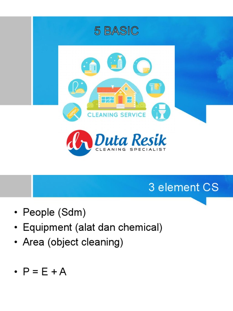 Basic cleaning standard pdf