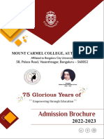 Admission Brochure: Glorious Years of