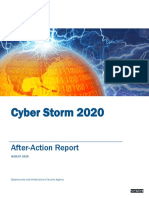 Cyber Storm 2020: After-Action Report