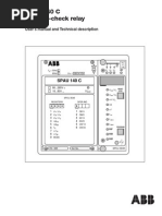 SPAU140C Synch Check Relay