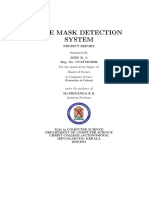 Face Mask Detection System: (University of Calicut)