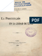 Pedro Davalos y Lisson - La Prostitución en La Ciudad de Lima - 1909