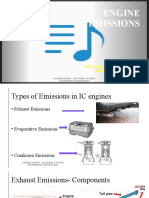 Engine Emissions: MTCS5012, Advanced Vehicle and Engine Management System Week 12
