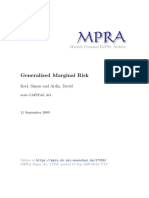 Generalized Marginal Risk: Munich Personal Repec Archive