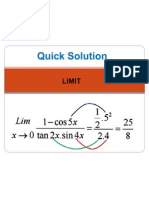 Quick Solution Limit