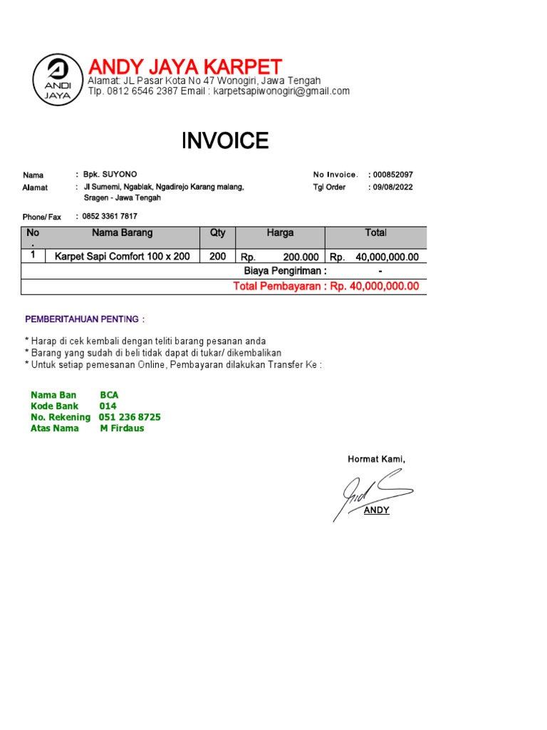 Invoice T3 Uwinfly 21-07-2022 | PDF