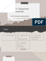 Part IV: Engineered Nanomaterials: Unit 3: The Chemistry of Engineering Materials