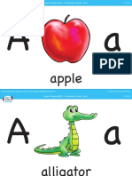 Alphabet Vocabulary Flashcards Set 1