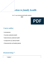 1 Introduction To Family Health