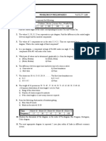 5B. Problems in Prelimnaries