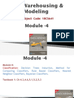 Data Warehousing & Modeling: Module - 4