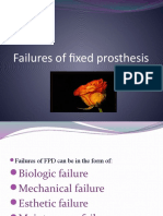 Failures of Fixed Prosthesis