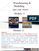 Data Warehousing & Modeling: Module - 2