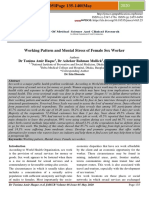 JMSCR Vol - 08 - Issue - 05 - Page 135-140 - May: Working Pattern and Mental Stress of Female Sex Worker
