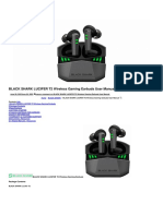 BLACK SHARK LUCIFER T2 Wireless Gaming Earbuds User Manual