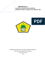 Proposal: Pembangunan MCK Dan Dapur Pondok Pesantren Darul Quran El-Hidayah