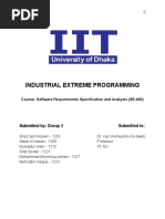 Industrial Extreme Programming: Submitted By: Group 3 Submitted To