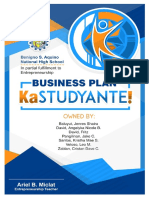 Business Plan Final Kastudyante Entrep