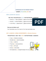 Time Expressions - Present Perfect