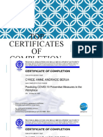 Certificates of Completion- BERJA, CYKEE ANNE a.