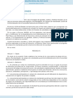 Otras Disposiciones: Departamento de Igualdad, Justicia Y Políticas Sociales