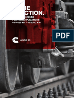 More Traction.: Cummins Engines For Rail Applications 49-4425 HP / 37-3300 KW