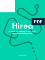 Hired: A Guide To Landing Your First Job in Product Management