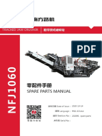China NFLG NFJ1060 Mobile Jaw Crusher Spare Parts Manual 2022