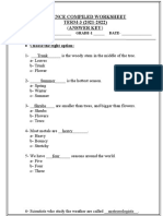 TERM-3 (2021-2022) (Answer Key) : Science Compiled Worksheet