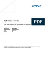 Gas-Filled Contactor For High-Voltage DC Switching