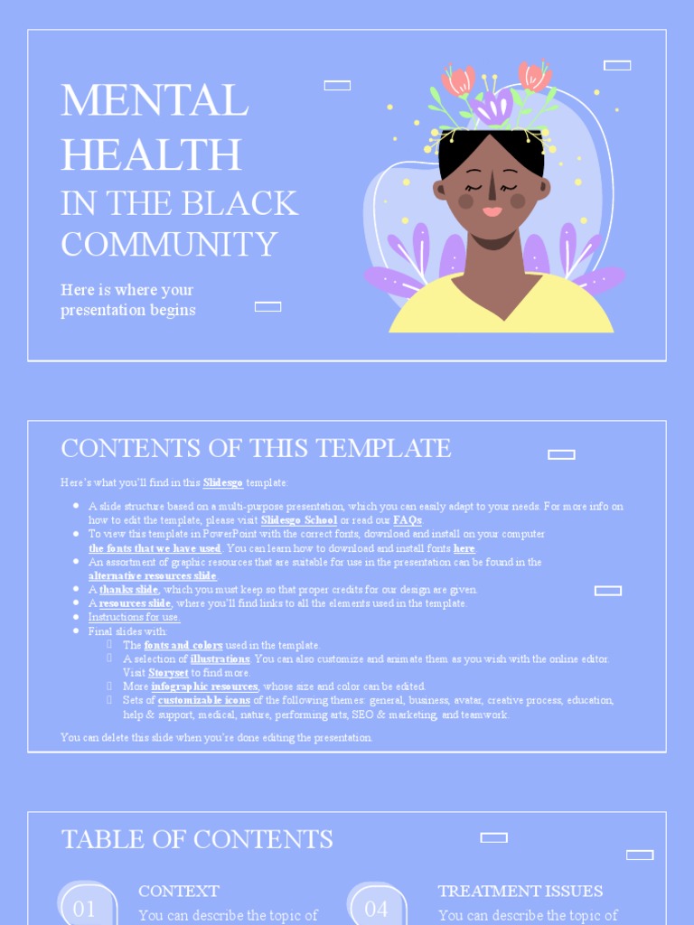Mental Health in The Black Community | PDF | Planets | Solar System