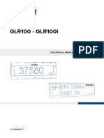 GLR100 - GLR100I: Manuale D'Uso Technical Manual