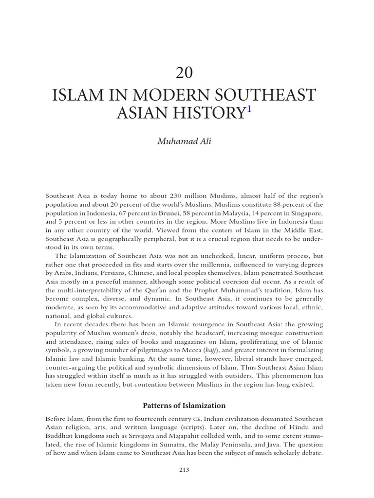 Islam's Historical Influence in Southeast Asia | PDF | Malaysia ...