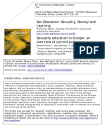 Sex Education: Sexuality, Society and Learning