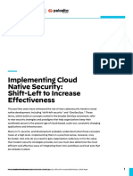 Implementing Cloud Native Security: Shift-Left To Increase Effectiveness